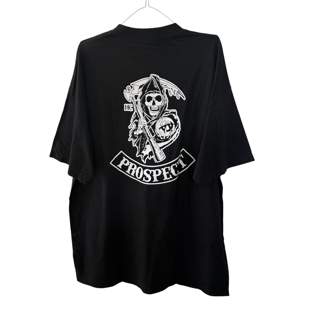 Sons of Anarchy Prospect Black Graphic T Shirt Size Large and XL Biker